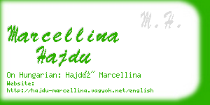 marcellina hajdu business card